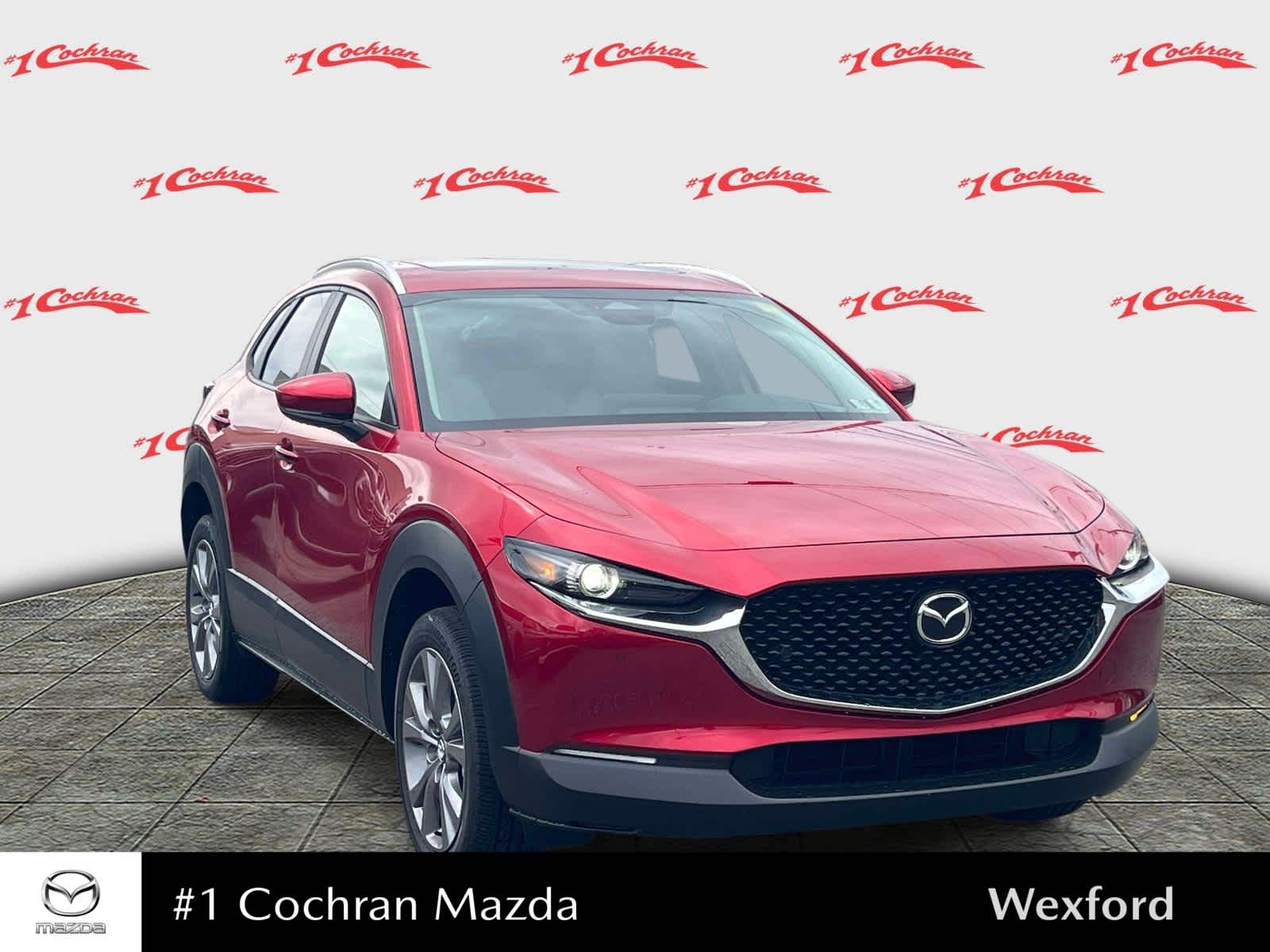 2026 Mazda CX-30 2.5 S Preferred Soul Red Crystal Metallic at Cochran Mazda