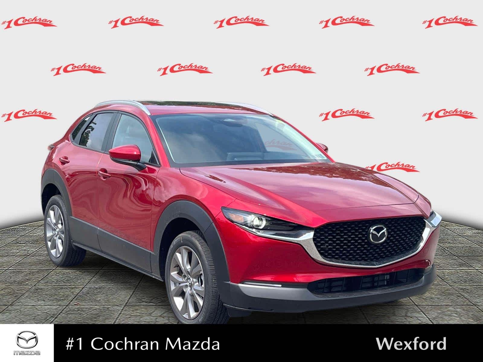 2026 Mazda CX-30 2.5 S Preferred Soul Red Crystal Metallic at Cochran Mazda