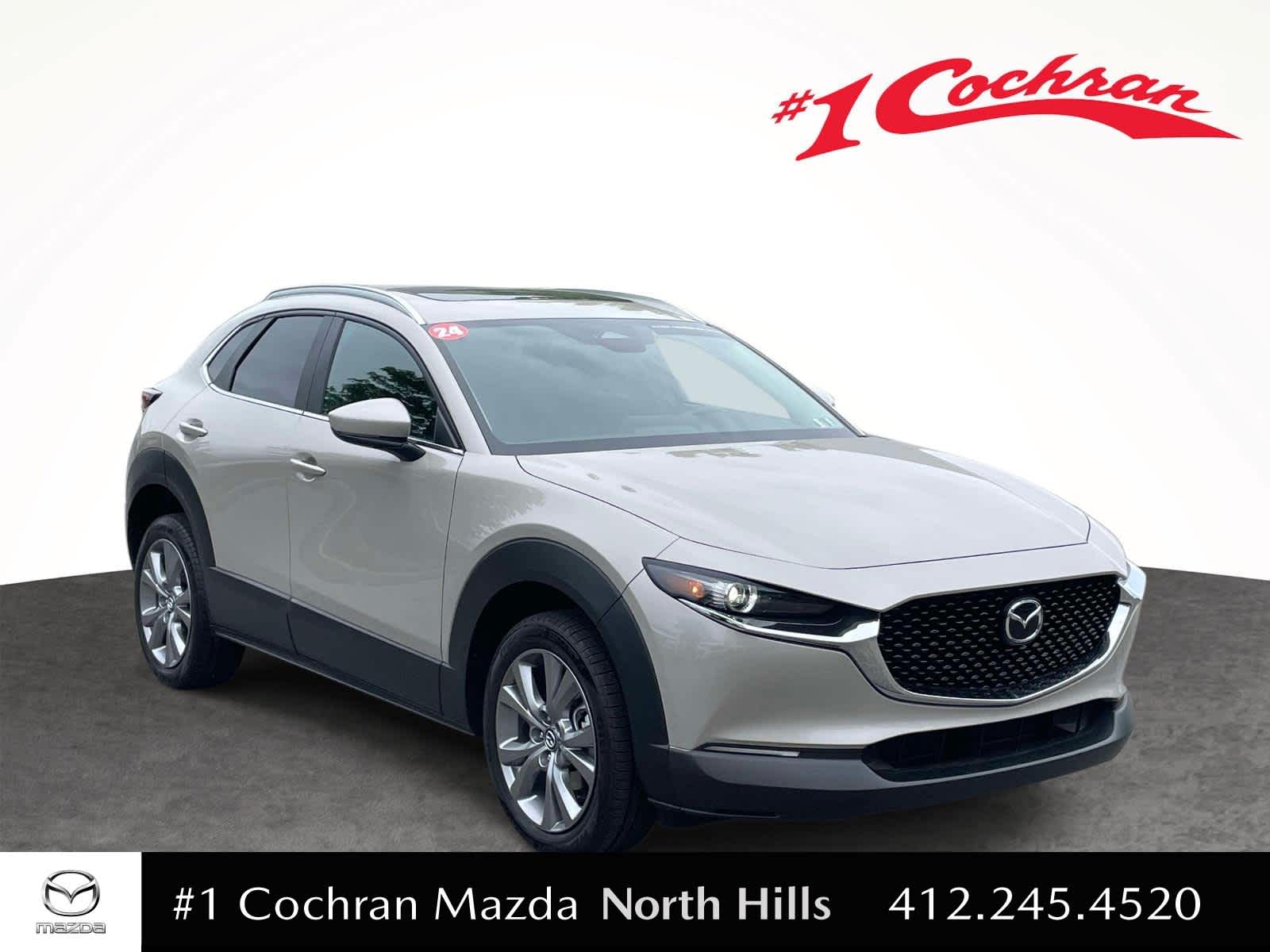 2024 Mazda CX-30 2.5 S Preferred Package Platinum Quartz Metallic at Cochran Mazda
