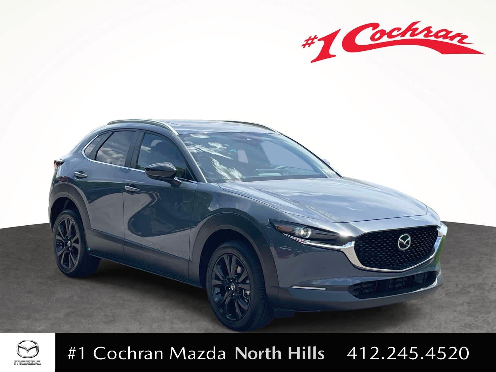 2023 Mazda CX-30 2.5 S Carbon Edition Polymetal Gray Metallic at Cochran Mazda