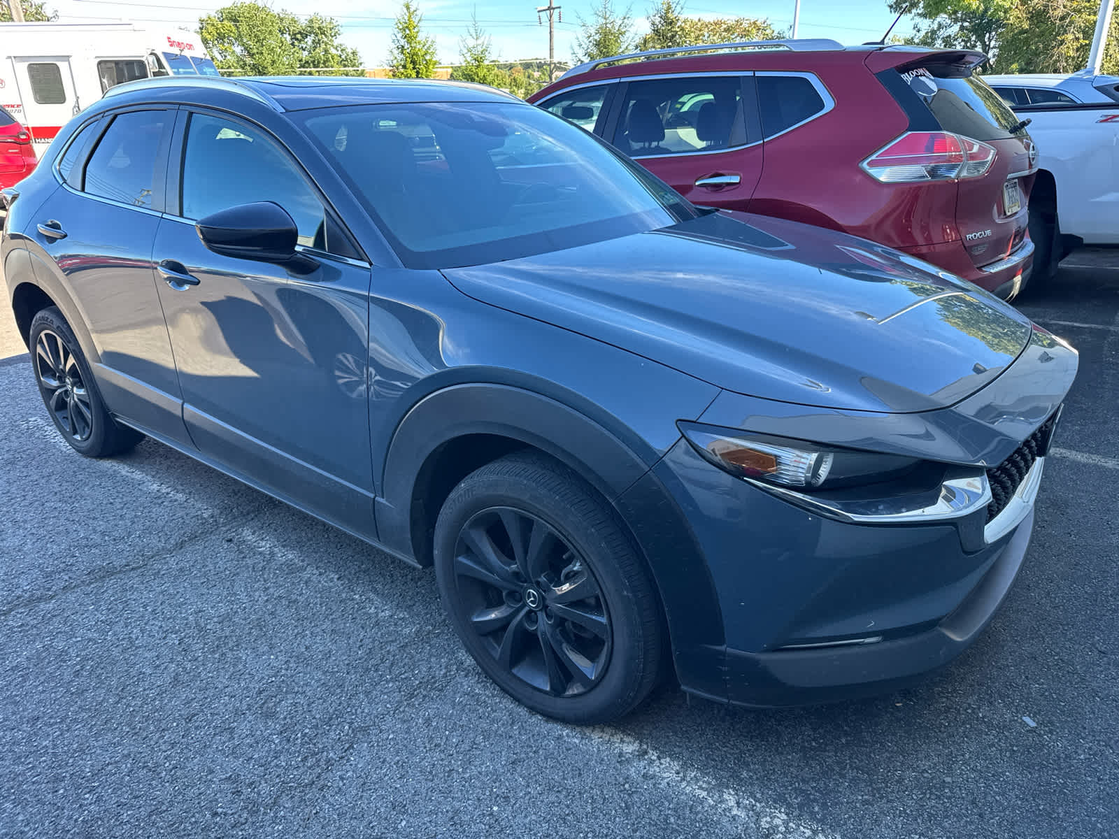 2023 Mazda CX-30 2.5 S Carbon Edition Polymetal Gray Metallic at Cochran Mazda