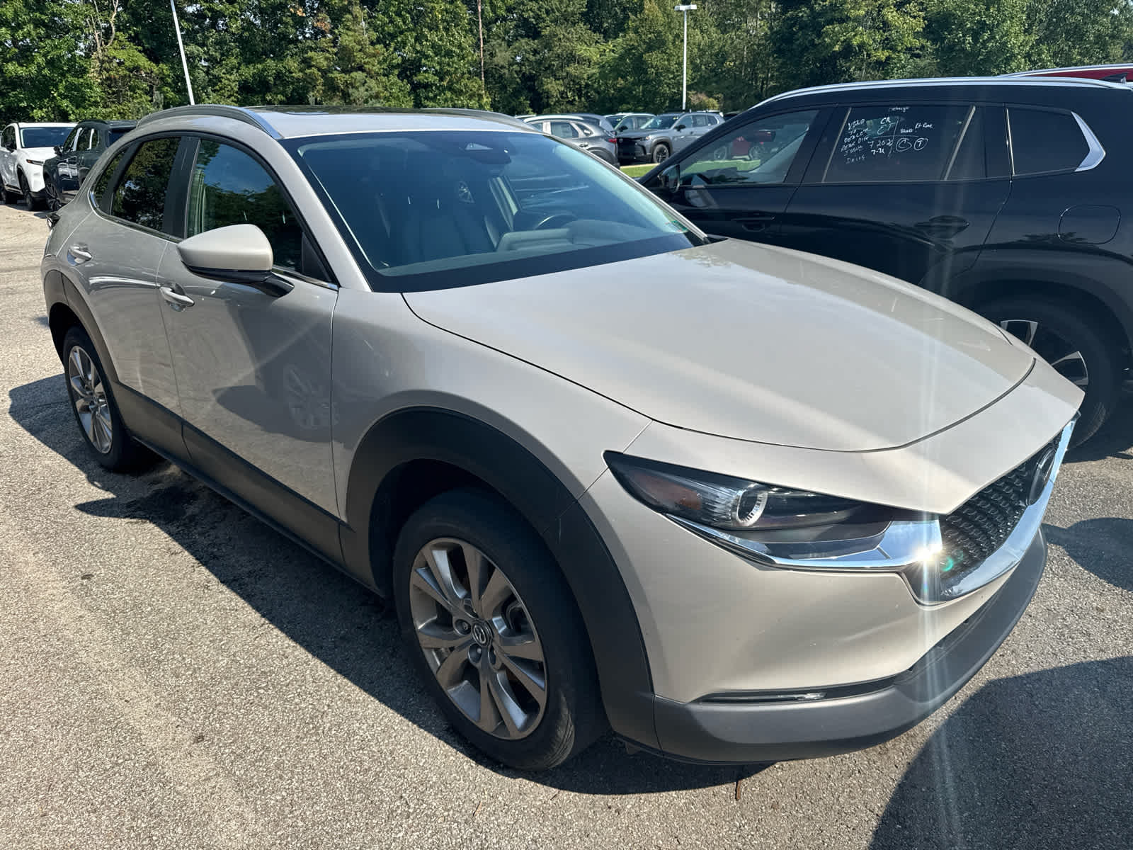 2024 Mazda CX-30 2.5 S Preferred Package Platinum Quartz Metallic at Cochran Mazda
