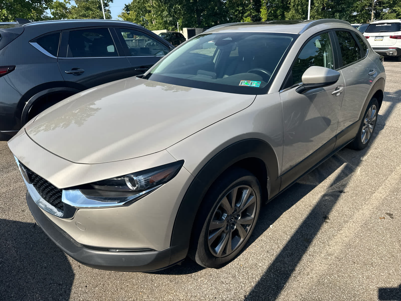 2024 Mazda CX-30 2.5 S Preferred Package Platinum Quartz Metallic at Cochran Mazda
