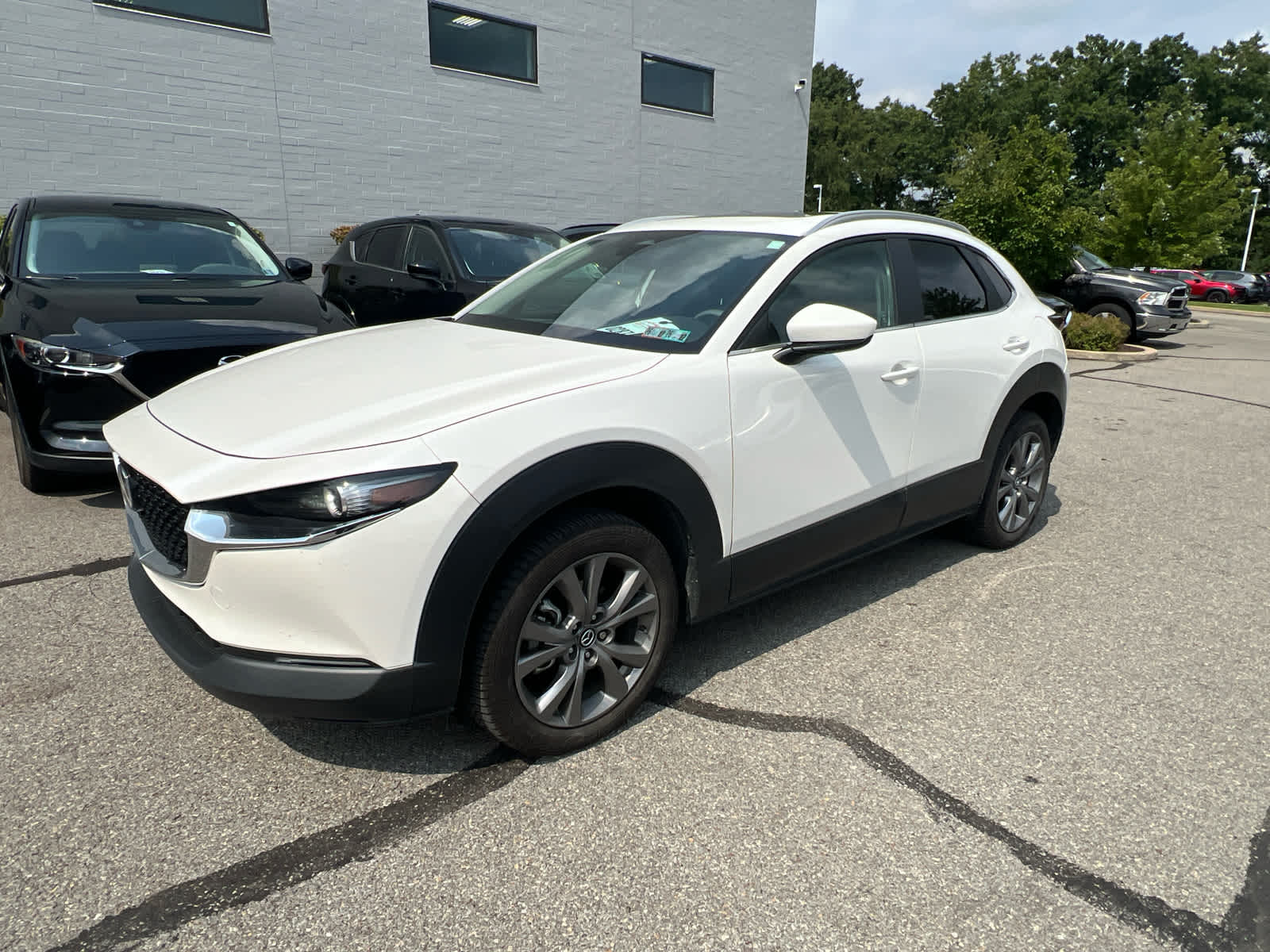 2024 Mazda CX-30 2.5 S Preferred Package Snowflake White Pearl Mica at Cochran Mazda