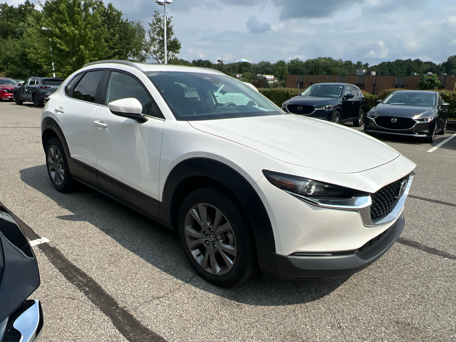 2024 Mazda CX-30 2.5 S Preferred Package Snowflake White Pearl Mica at Cochran Mazda