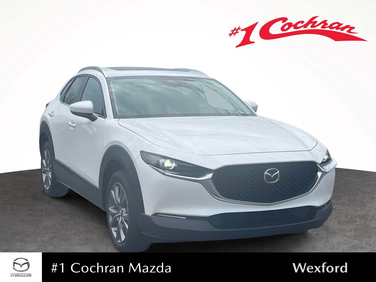 2024 Mazda CX-30 2.5 S Preferred Package Snowflake White Pearl Mica at Cochran Mazda