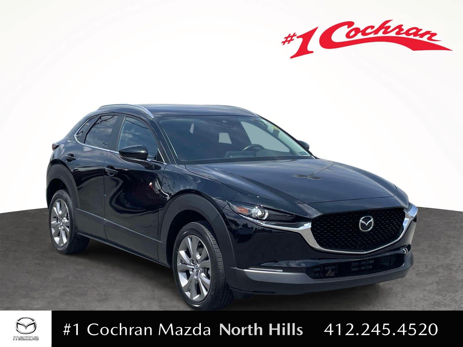 2023 Mazda CX-30 2.5 S Preferred Package Jet Black Mica at Cochran Mazda