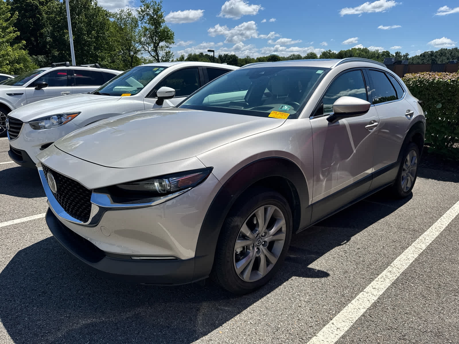 2023 Mazda CX-30 2.5 S Premium Package Platinum Quartz Metallic at Cochran Mazda