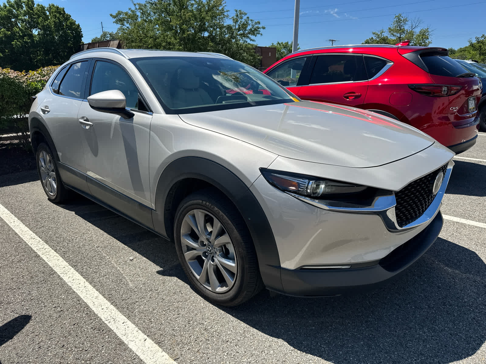 2023 Mazda CX-30 2.5 S Premium Package Platinum Quartz Metallic at Cochran Mazda