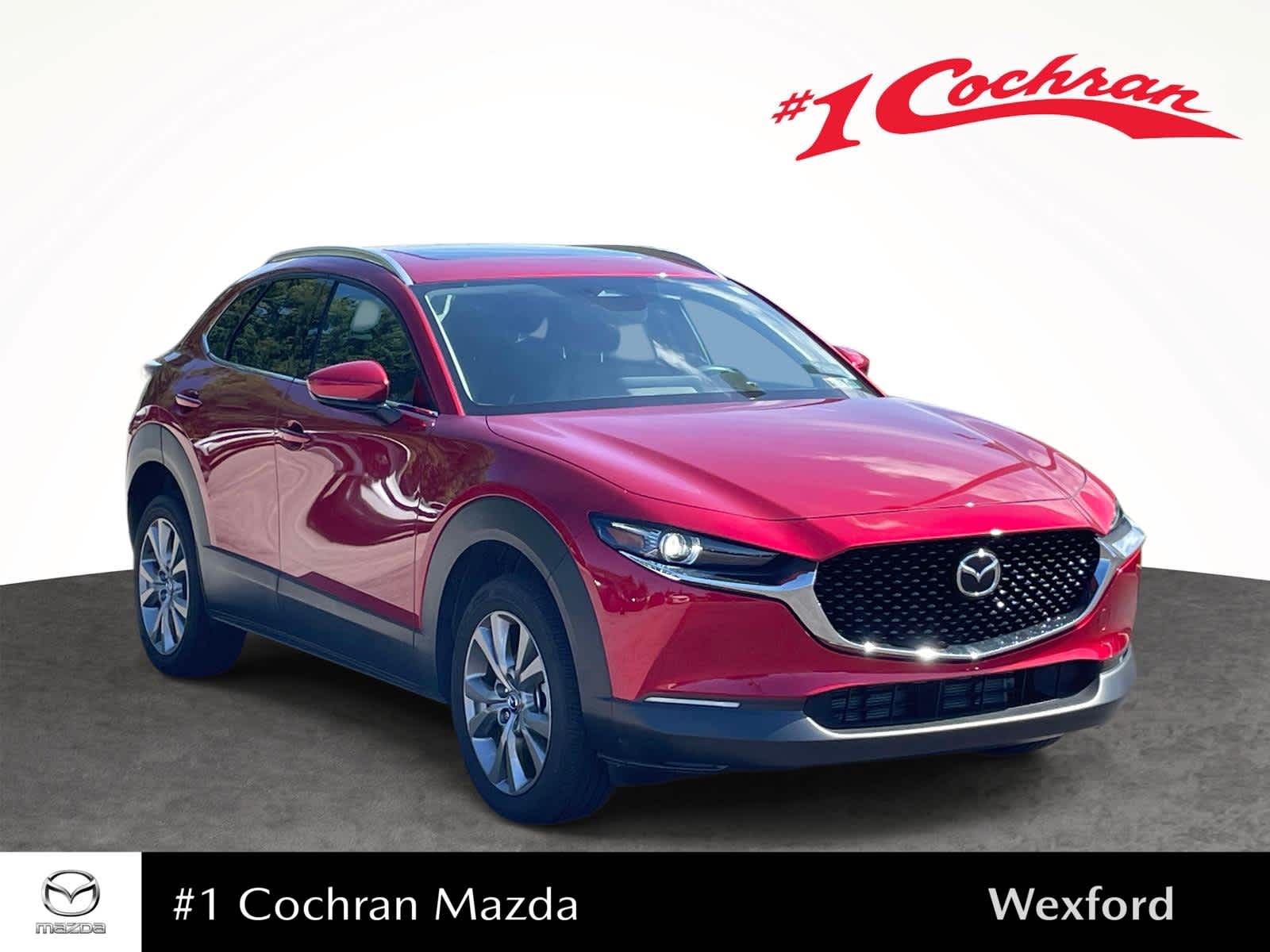 2024 Mazda CX-30 2.5 S Premium Package Soul Red Crystal Metallic at Joe Ball GMC