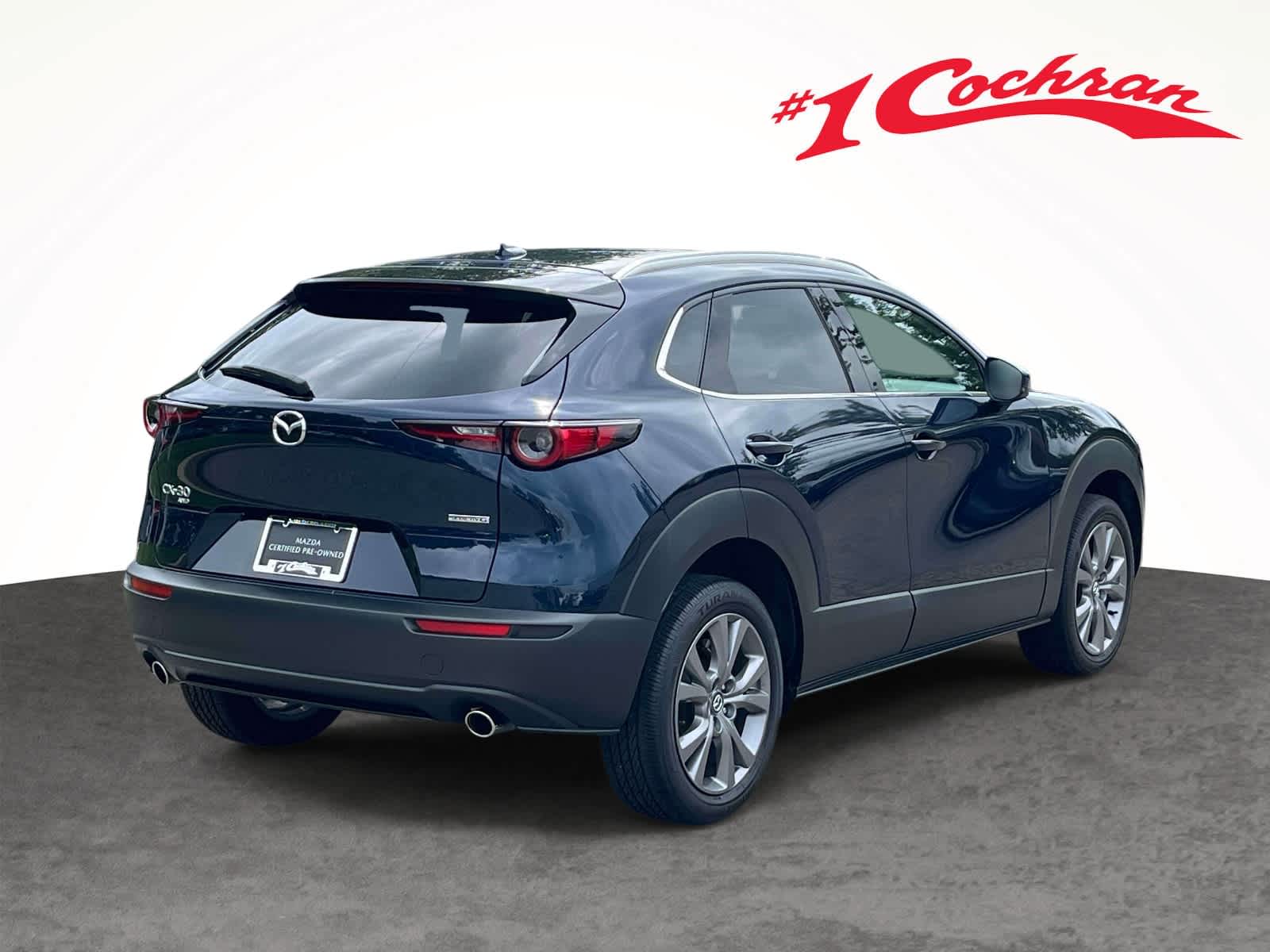 2025 Mazda CX-30 2.5 S Premium Package Deep Crystal Blue Mica at Cochran Mazda