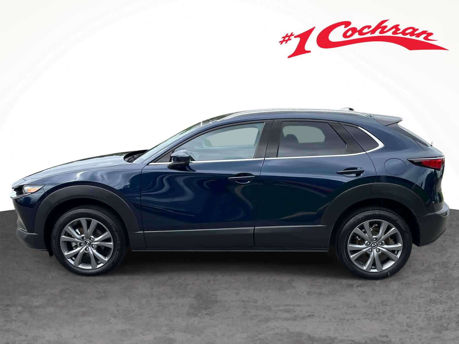 2025 Mazda CX-30 2.5 S Premium Package Deep Crystal Blue Mica at Cochran Mazda