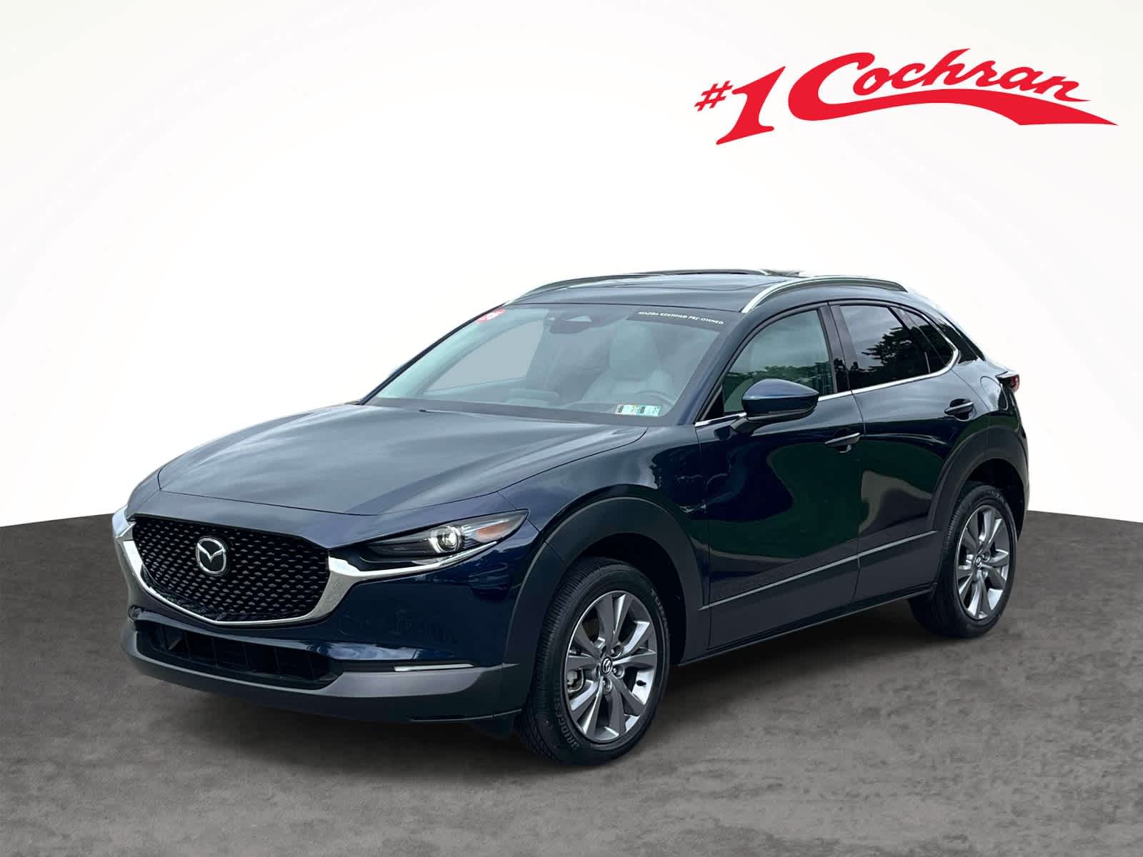 2025 Mazda CX-30 2.5 S Premium Package Deep Crystal Blue Mica at Cochran Mazda