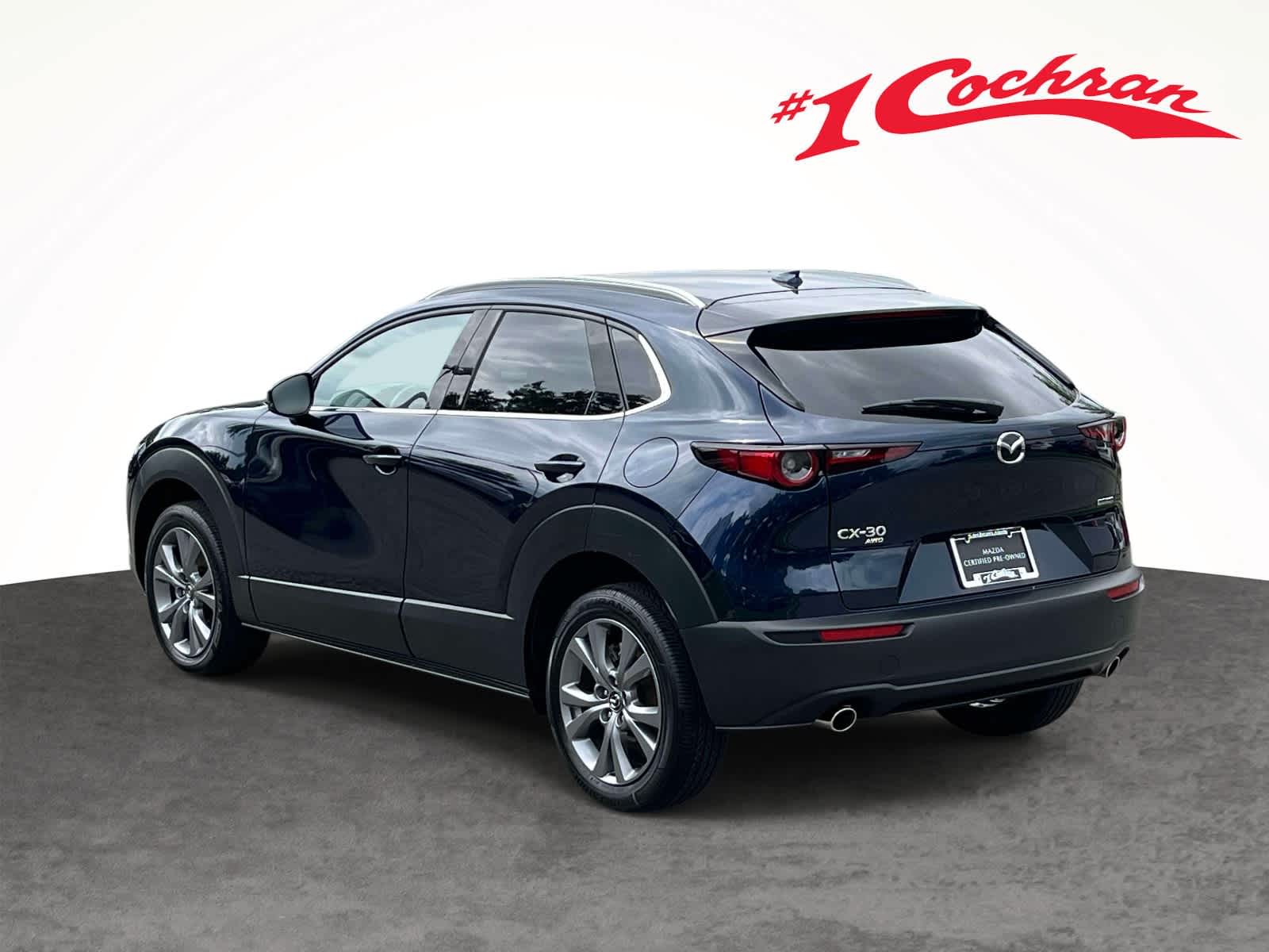 2025 Mazda CX-30 2.5 S Premium Package Deep Crystal Blue Mica at Cochran Mazda