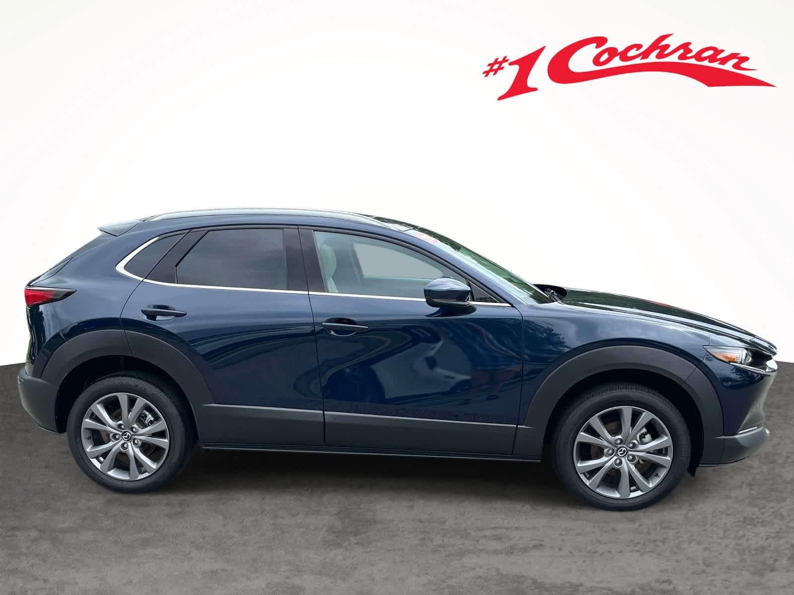 2025 Mazda CX-30 2.5 S Premium Package Deep Crystal Blue Mica at Cochran Mazda