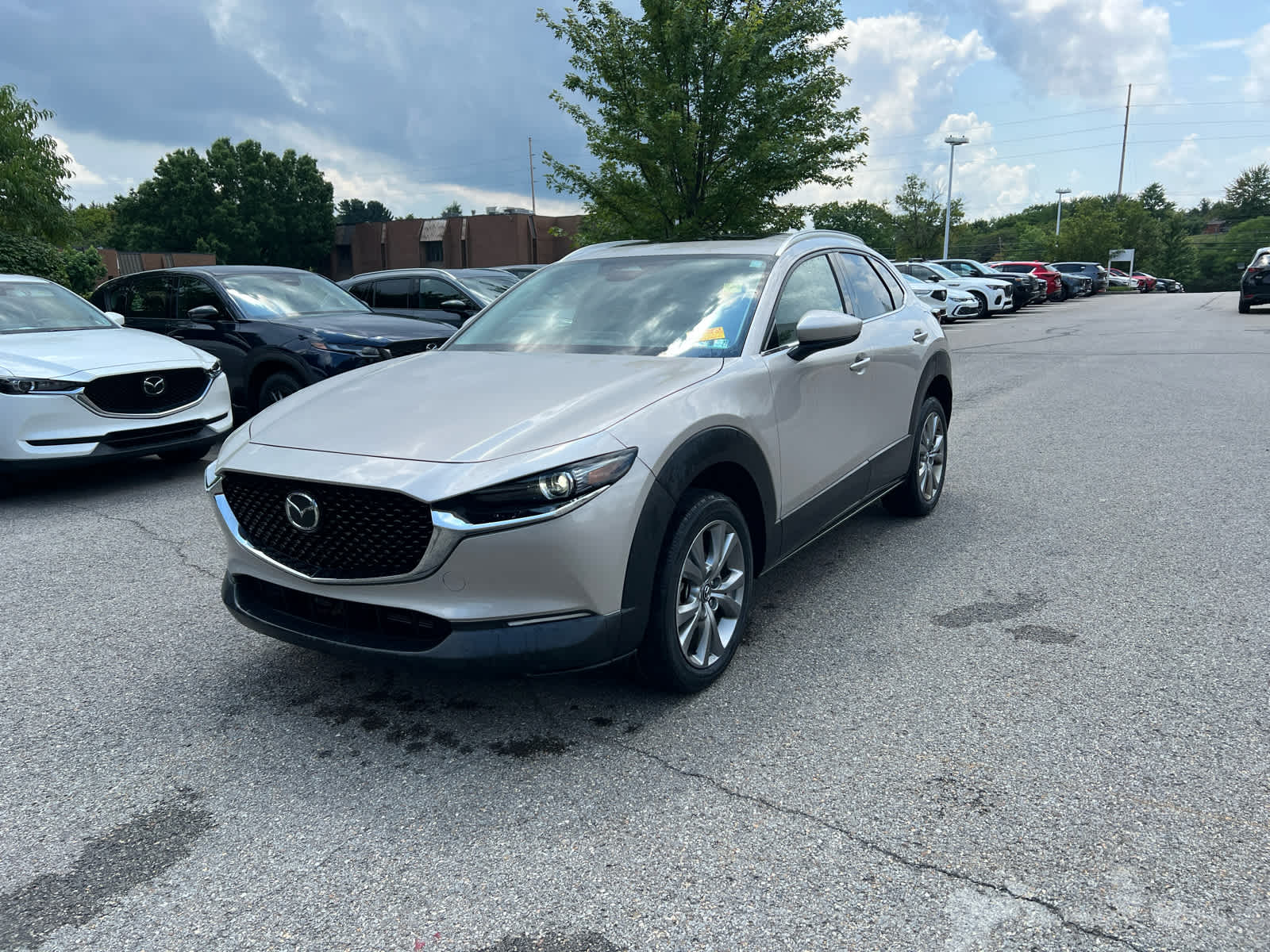 2024 Mazda CX-30 2.5 S Premium Package Platinum Quartz Metallic at Cochran Mazda