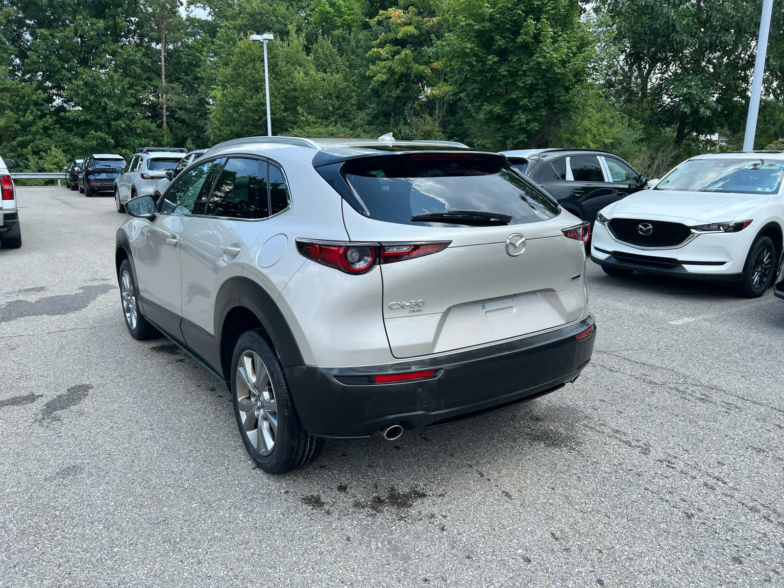 2024 Mazda CX-30 2.5 S Premium Package Platinum Quartz Metallic at Cochran Mazda