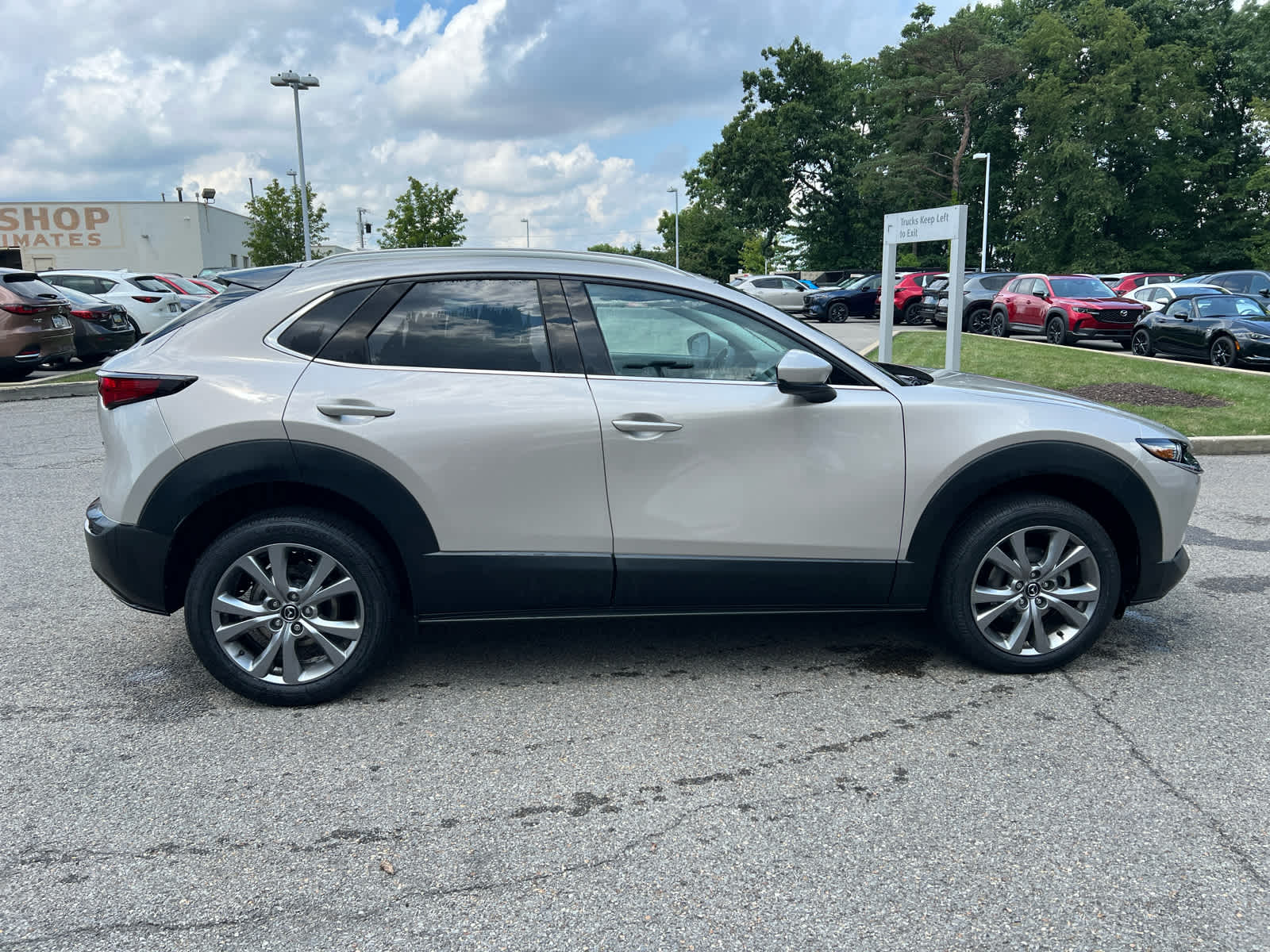 2024 Mazda CX-30 2.5 S Premium Package Platinum Quartz Metallic at Cochran Mazda