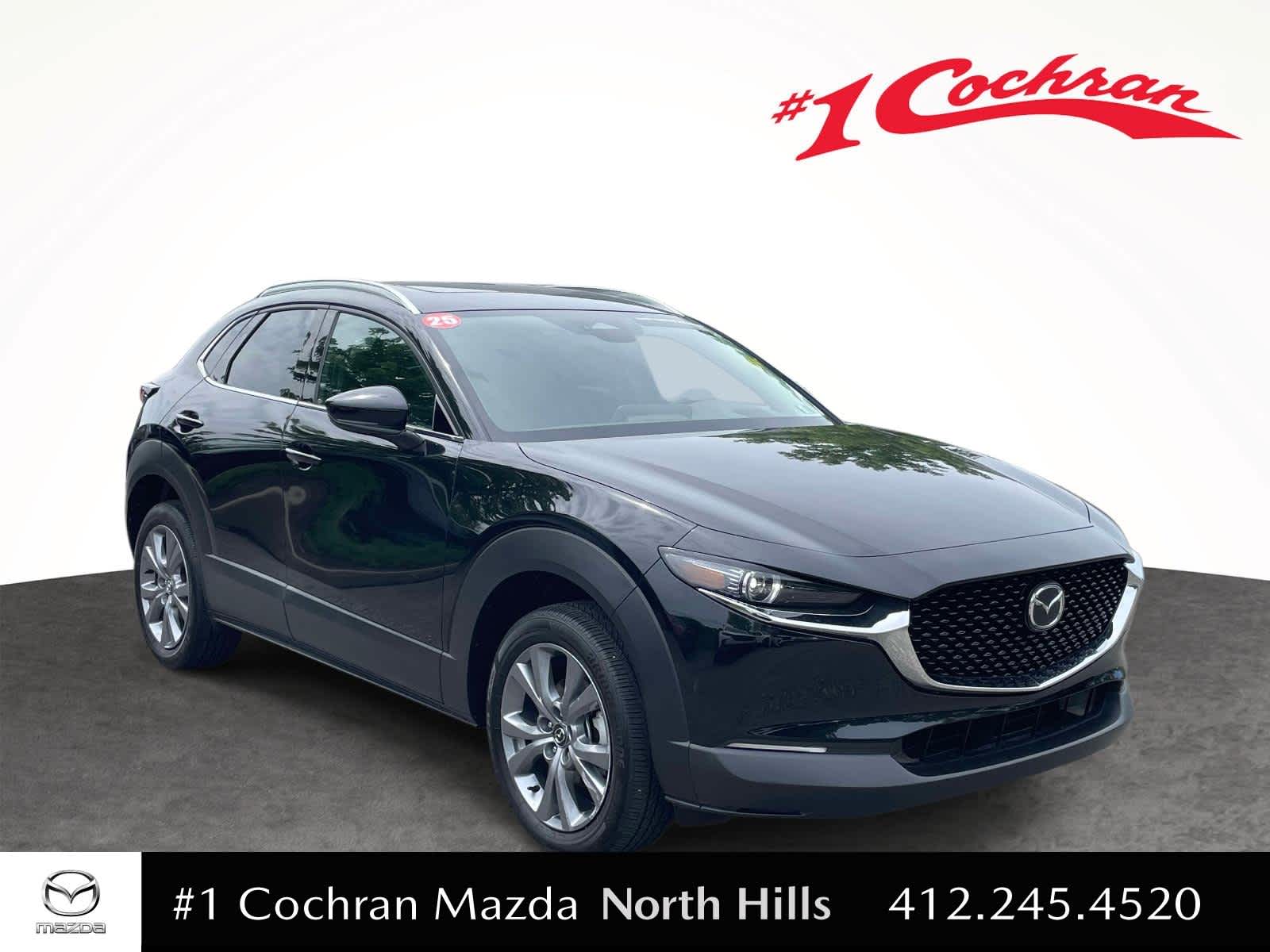 2025 Mazda CX-30 2.5 S Premium Package Jet Black Mica at Cochran Mazda
