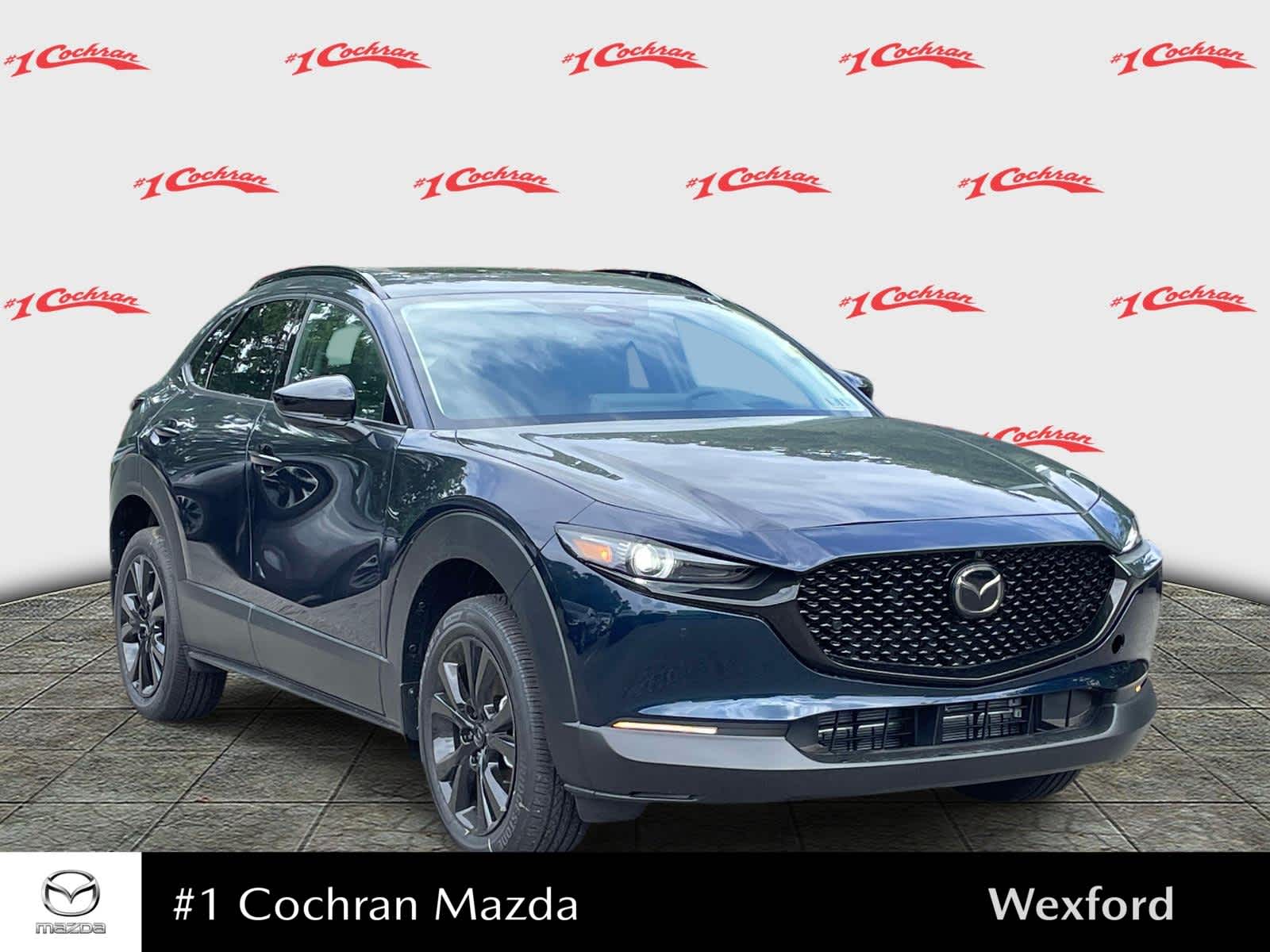 2026 Mazda CX-30 2.5 Turbo Premium Plus Deep Crystal Blue Mica at Cochran Mazda