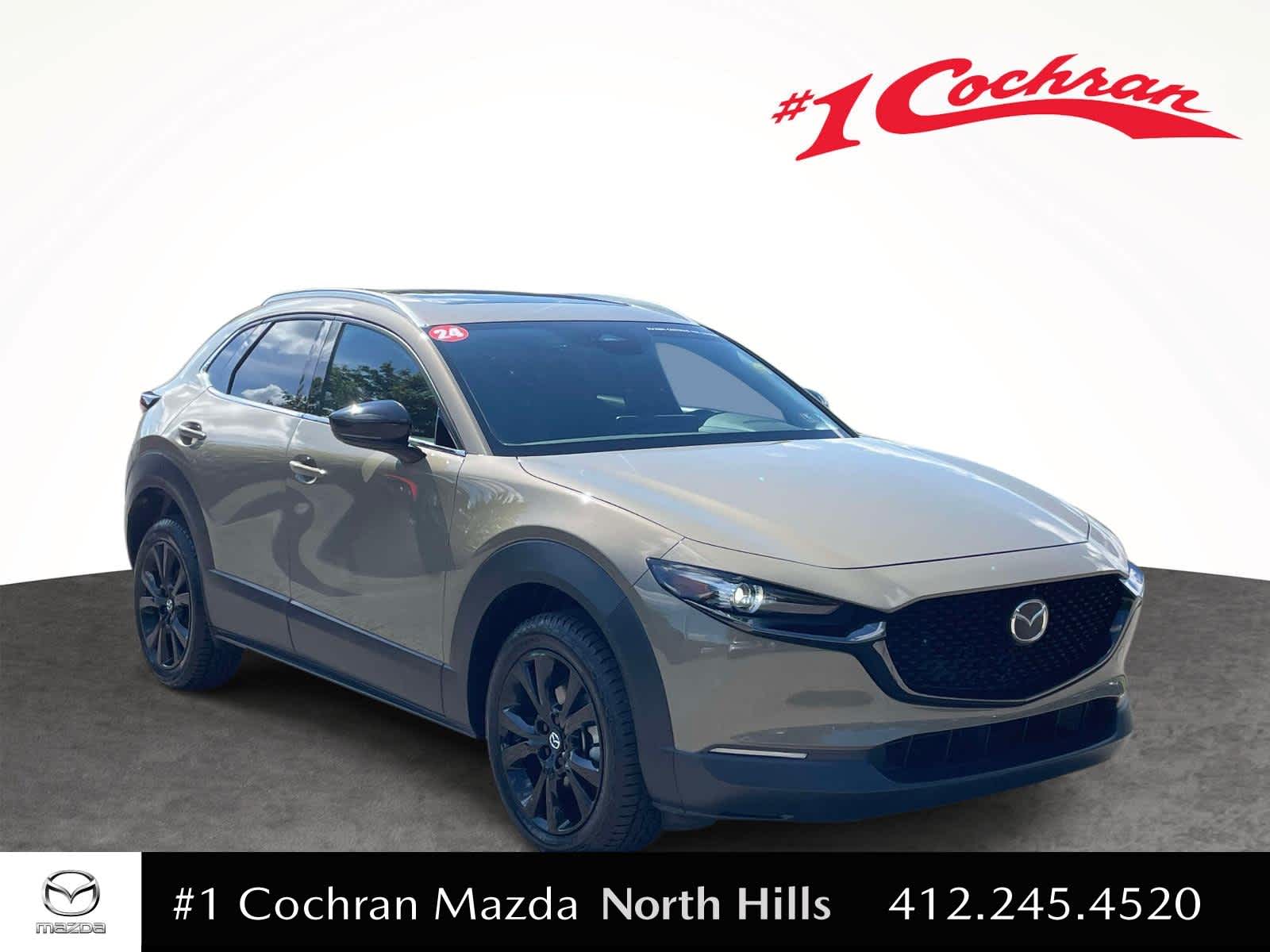 2024 Mazda CX-30 2.5 Carbon Turbo Zircon Sand Metallic at Cochran Mazda