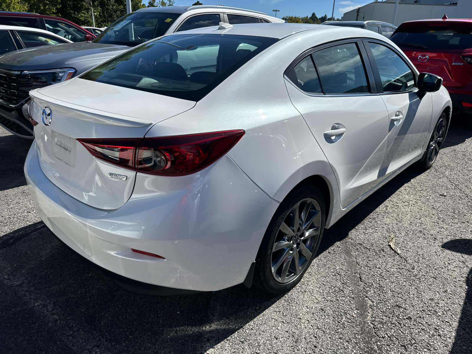 2018 Mazda Mazda3 4-Door Touring Snowflake White Pearl Mica at Diehl Automotive
