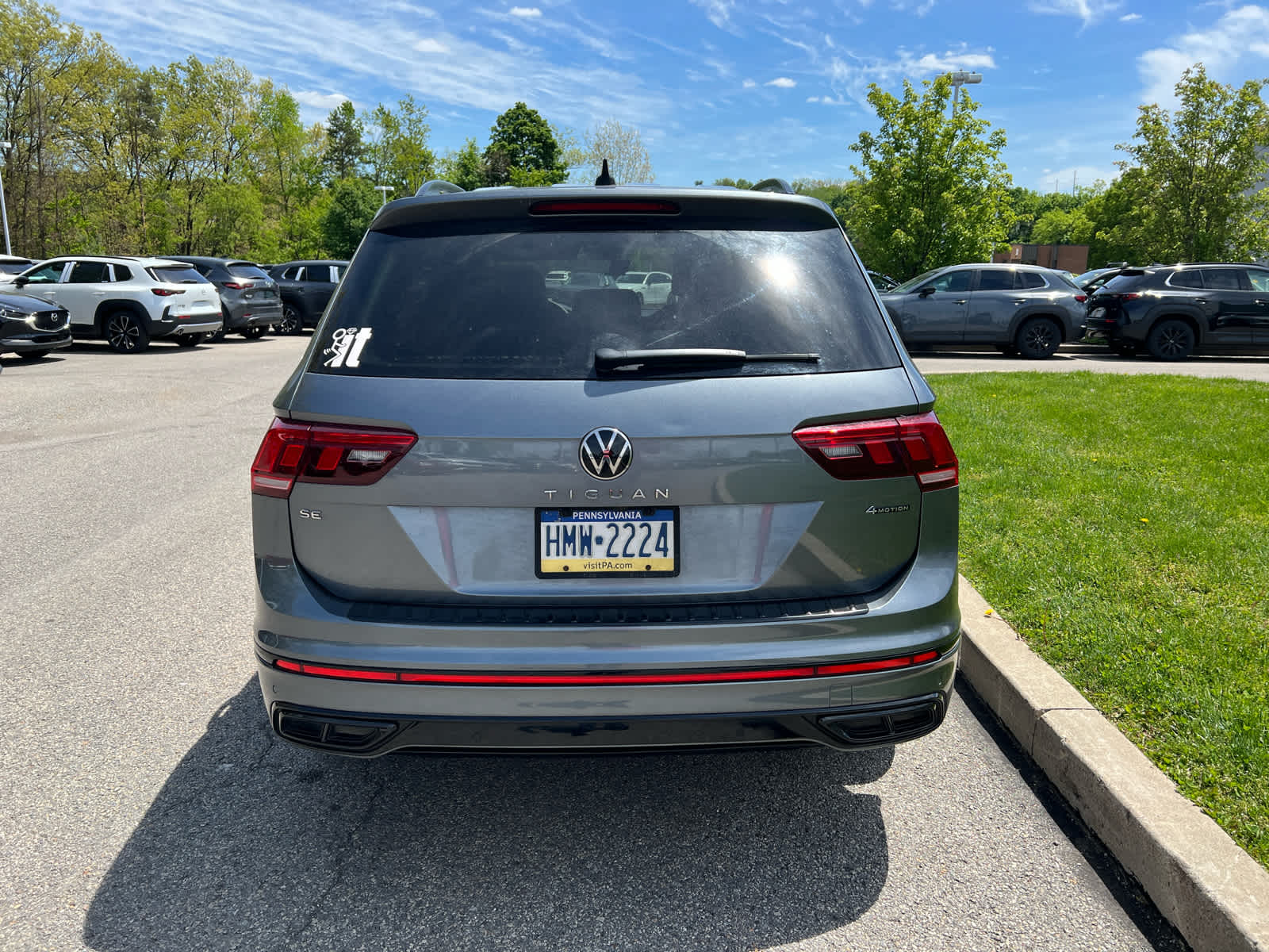 2022 Volkswagen Tiguan SE R-Line Black Platinum Gray Metallic at Three Rivers CJD