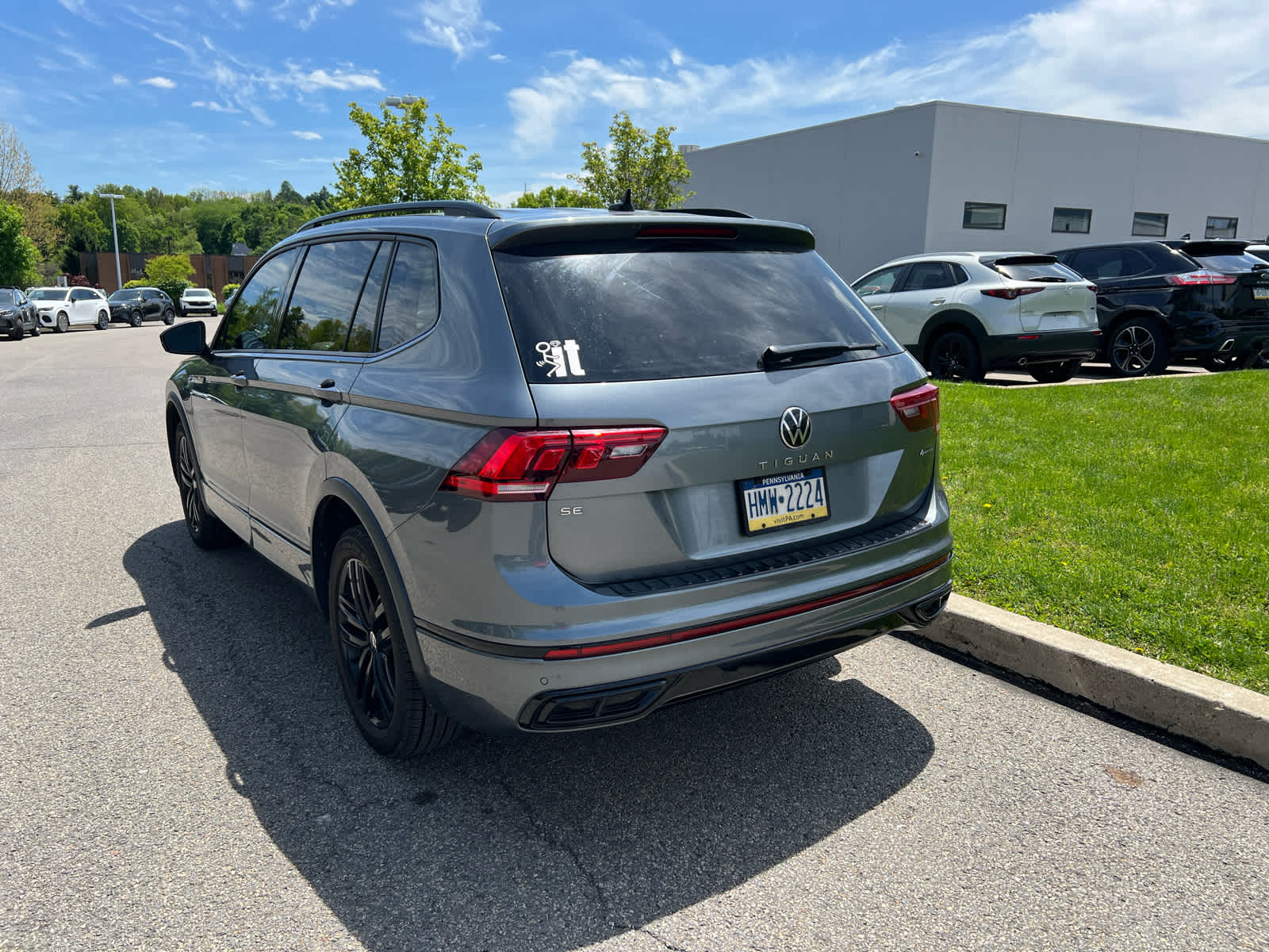 2022 Volkswagen Tiguan SE R-Line Black Platinum Gray Metallic at Three Rivers CJD