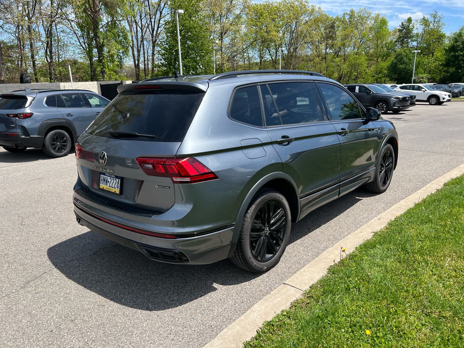 2022 Volkswagen Tiguan SE R-Line Black Platinum Gray Metallic at Three Rivers CJD