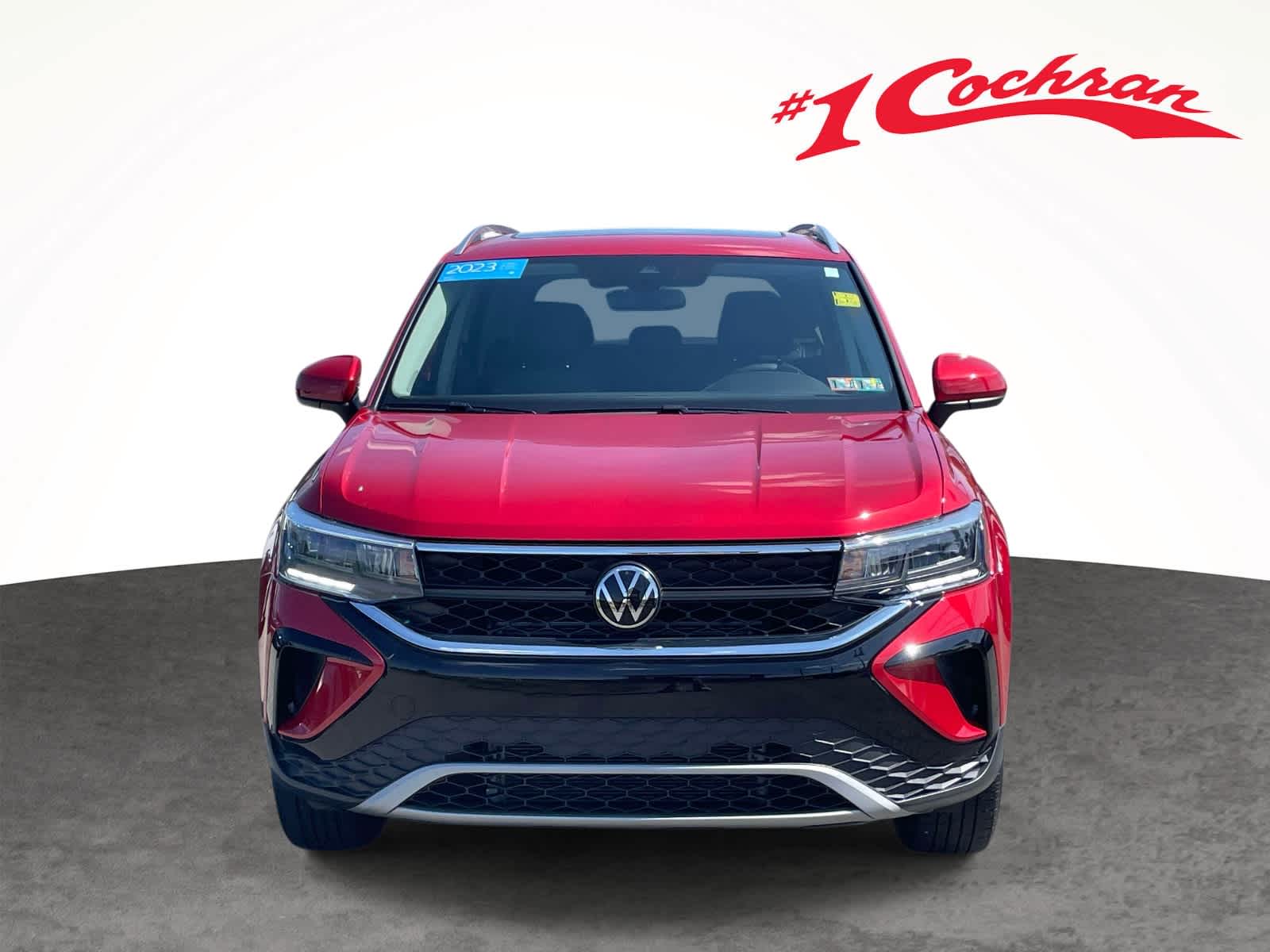 2023 Volkswagen Taos SE Kings Red Metallic at Nick Chevrolet