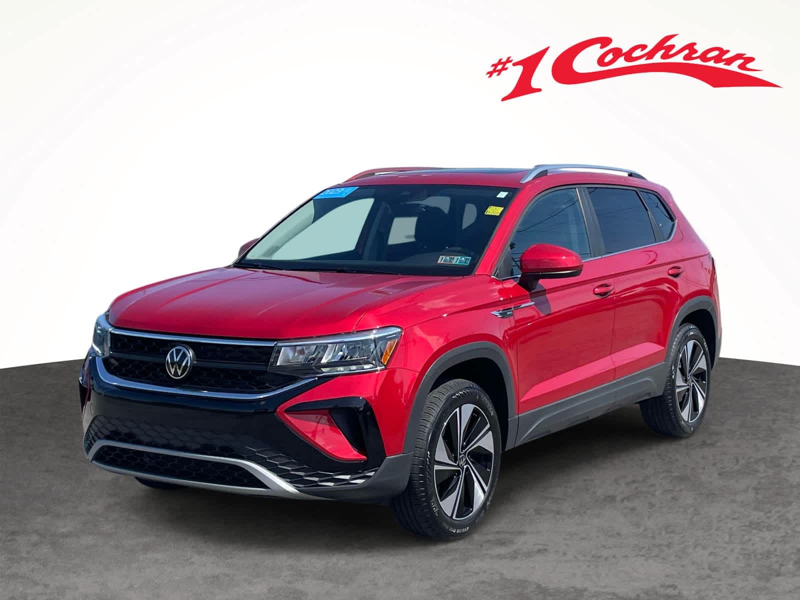 2023 Volkswagen Taos SE Kings Red Metallic at Nick Chevrolet
