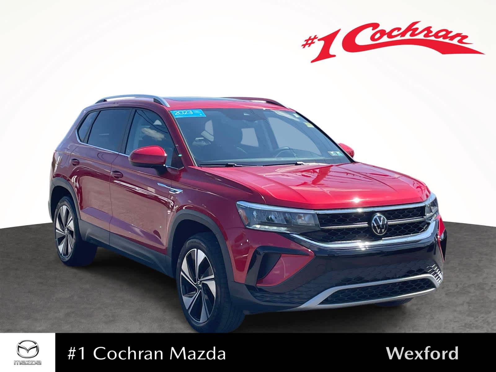 2023 Volkswagen Taos SE Kings Red Metallic at Nick Chevrolet