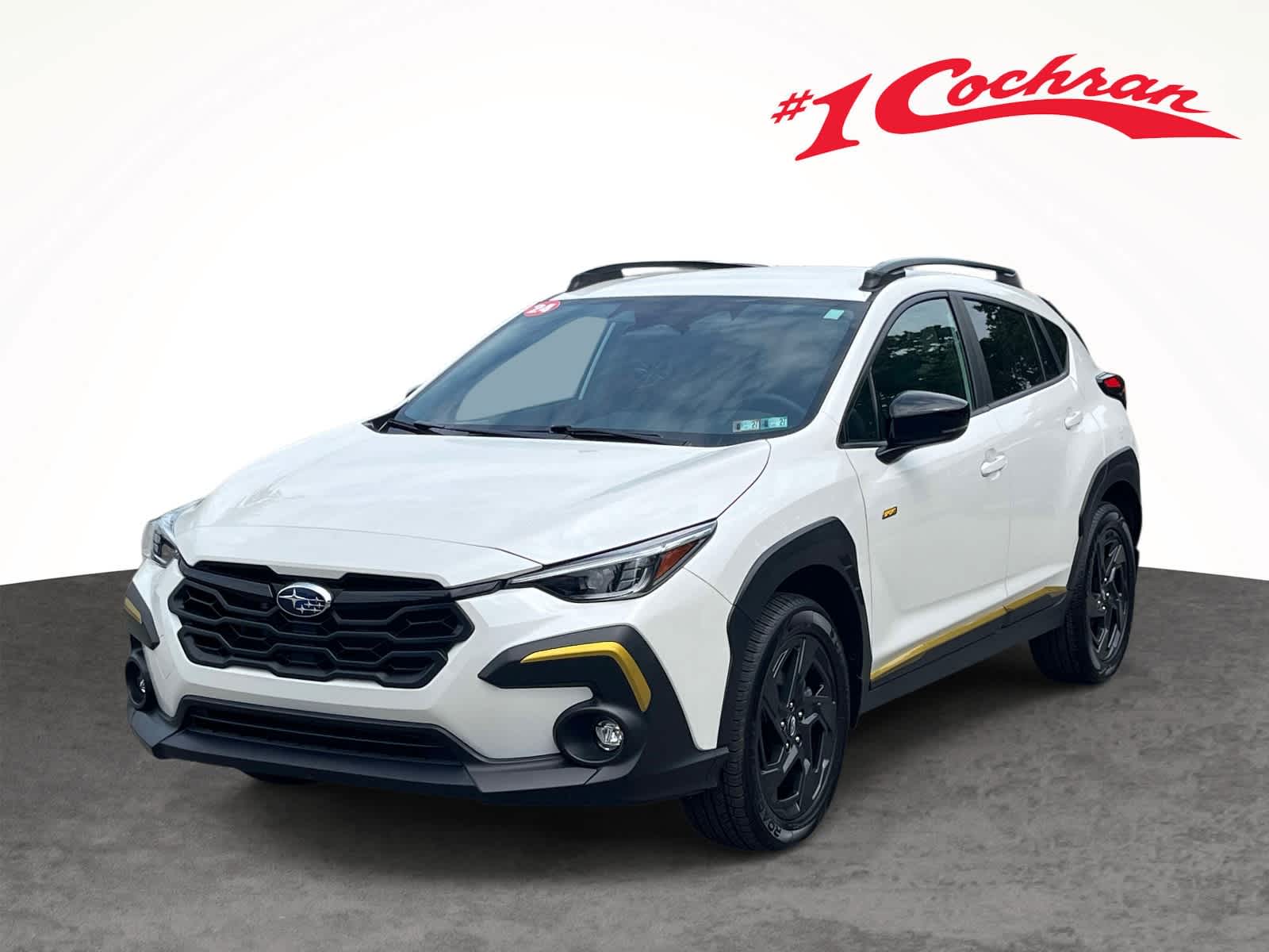 2024 Subaru Crosstrek Sport Crystal White Pearl at Bud's Auto Sales