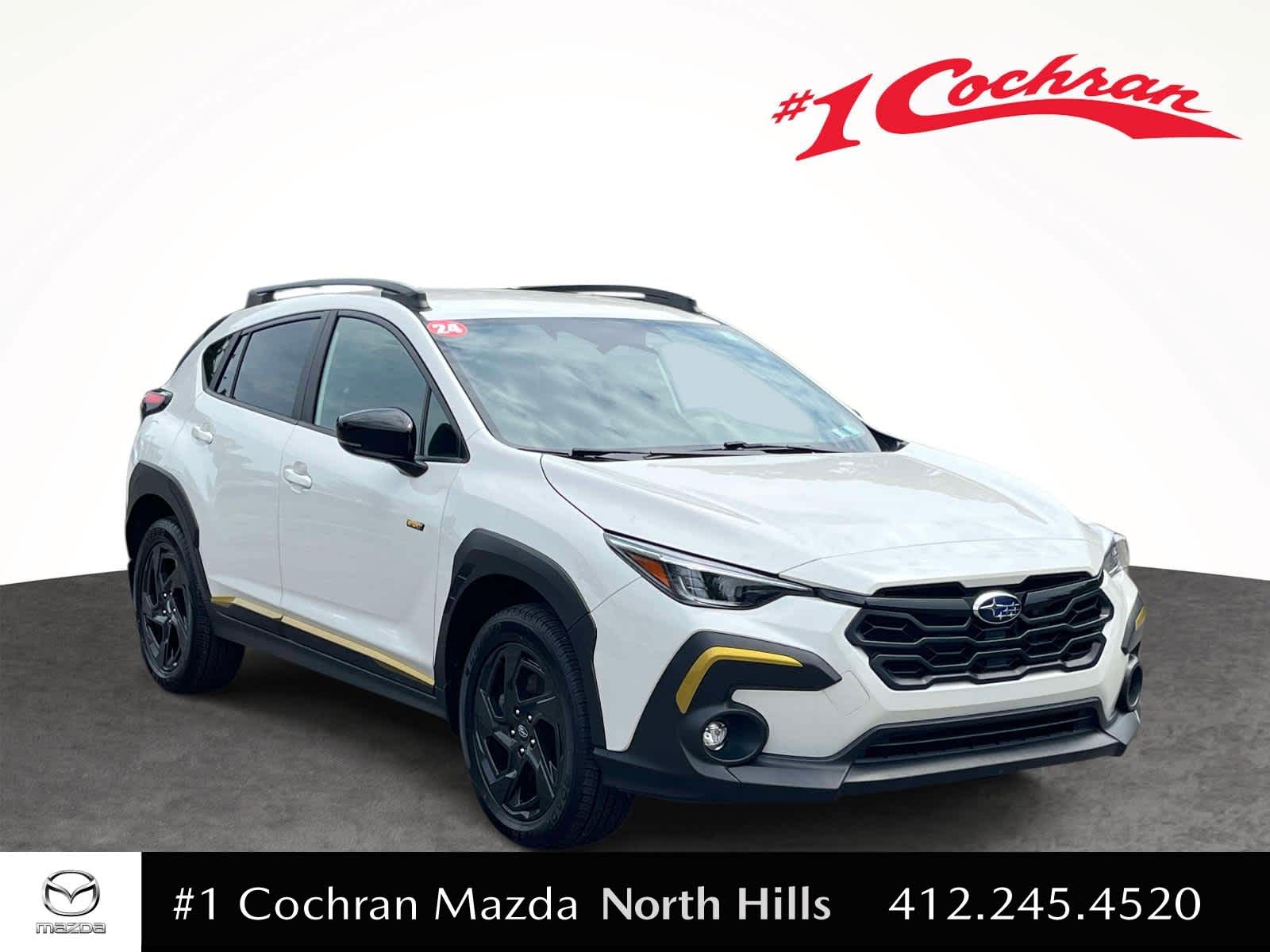 2024 Subaru Crosstrek Sport Crystal White Pearl at Bud's Auto Sales