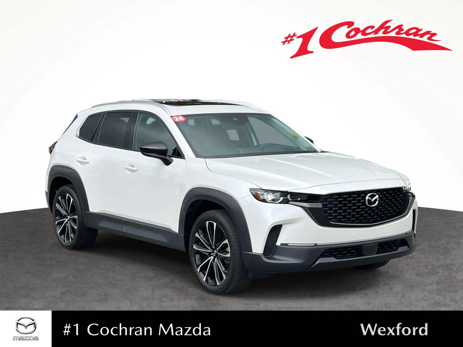 2024 Mazda CX-50 2.5 S Premium Plus Package Wind Chill Pearl at Bud's Auto Sales
