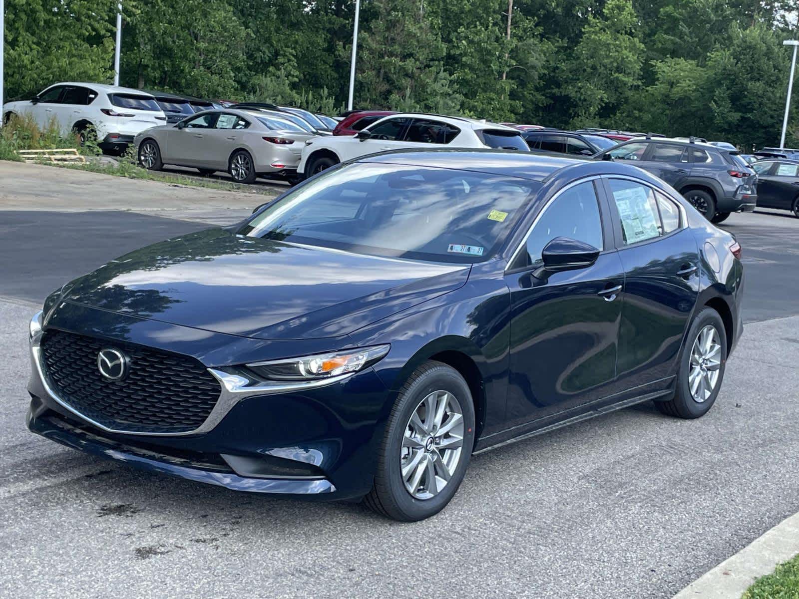 2026 Mazda Mazda3 Sedan 2.5 S Deep Crystal Blue Mica at Cochran Mazda