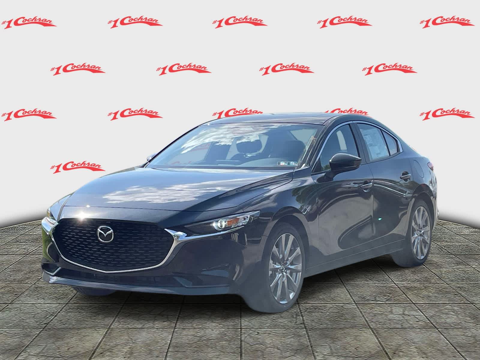 2026 Mazda Mazda3 Sedan 2.5 S Preferred Jet Black Mica at Cochran Mazda