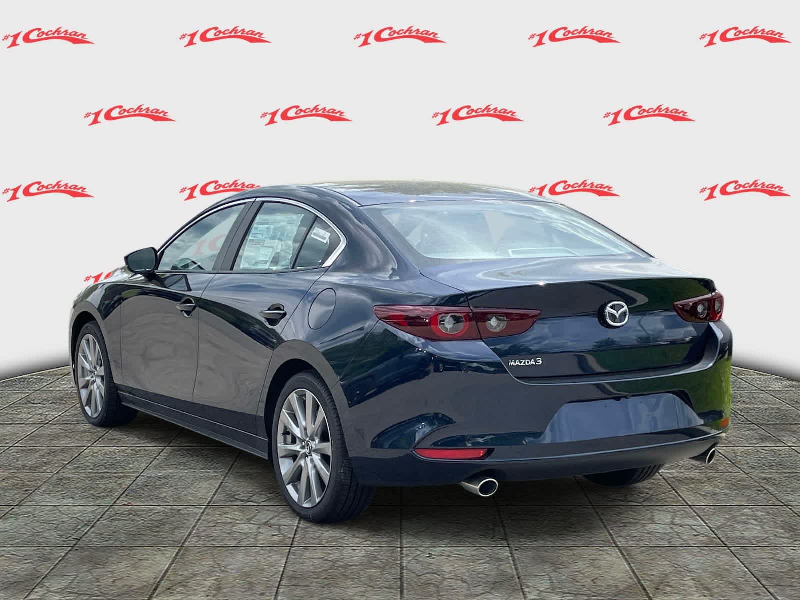 2026 Mazda Mazda3 Sedan 2.5 S Preferred Deep Crystal Blue Mica at Cochran Mazda