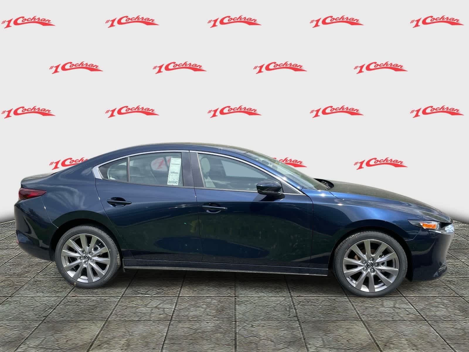 2026 Mazda Mazda3 Sedan 2.5 S Preferred Deep Crystal Blue Mica at Cochran Mazda