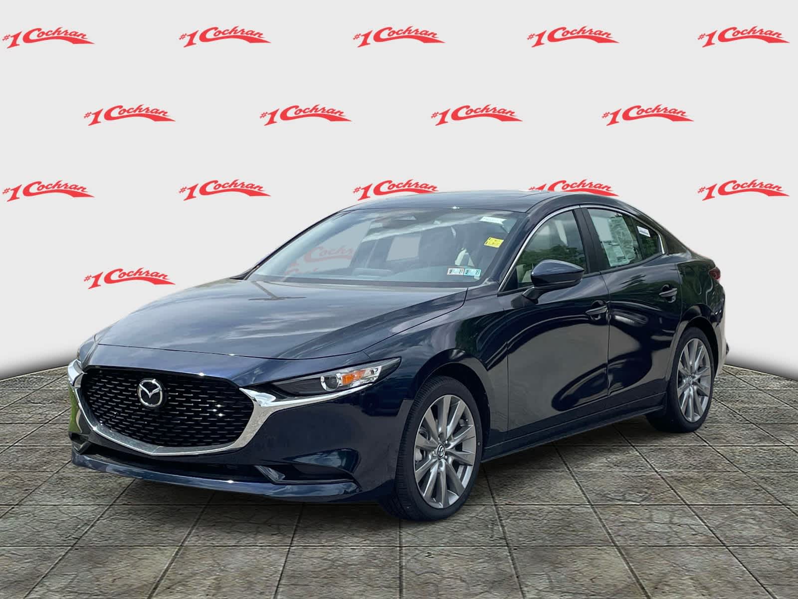 2026 Mazda Mazda3 Sedan 2.5 S Preferred Deep Crystal Blue Mica at Cochran Mazda