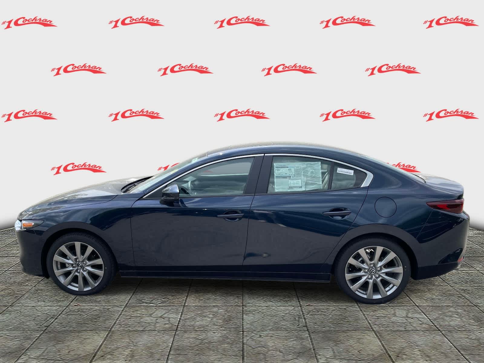 2026 Mazda Mazda3 Sedan 2.5 S Preferred Deep Crystal Blue Mica at Cochran Mazda
