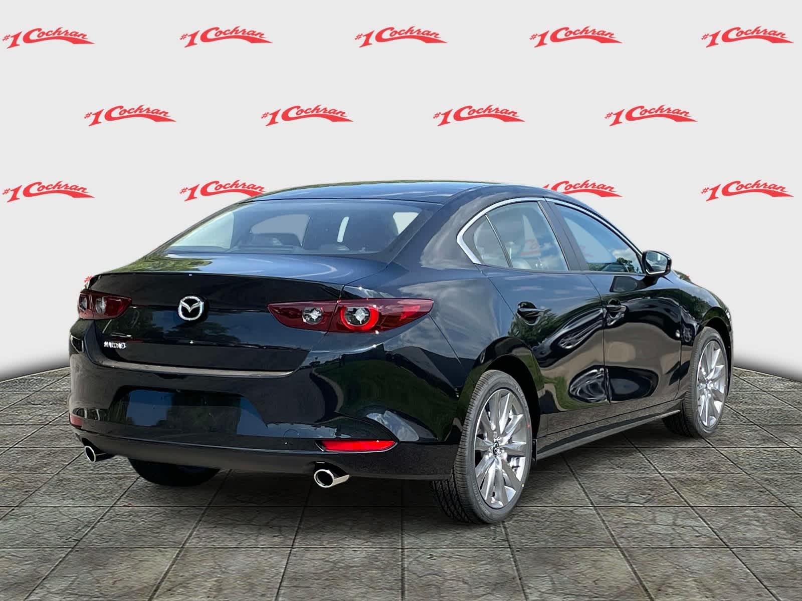 2026 Mazda Mazda3 Sedan 2.5 S Preferred Jet Black Mica at Cochran Mazda