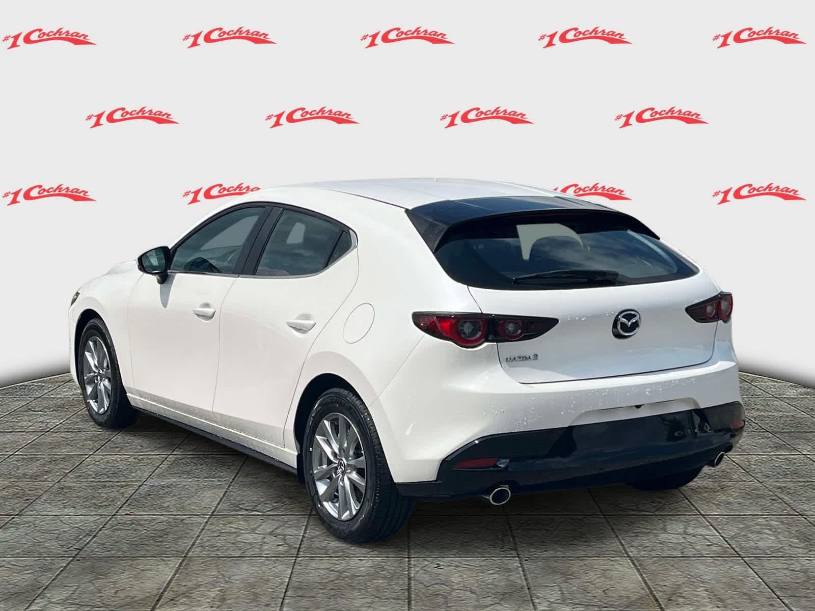 2026 Mazda Mazda3 Hatchback 2.5 S Snowflake White Pearl Mica at Cochran Mazda