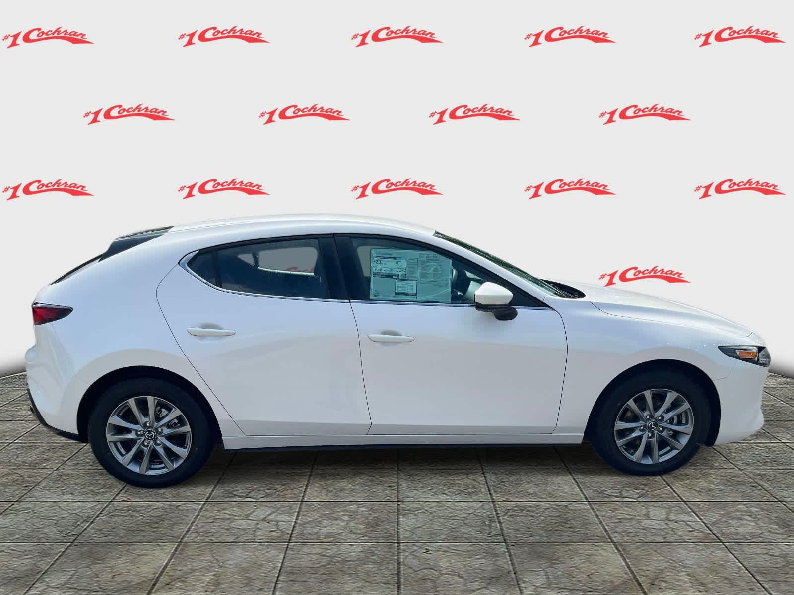 2026 Mazda Mazda3 Hatchback 2.5 S Snowflake White Pearl Mica at Cochran Mazda