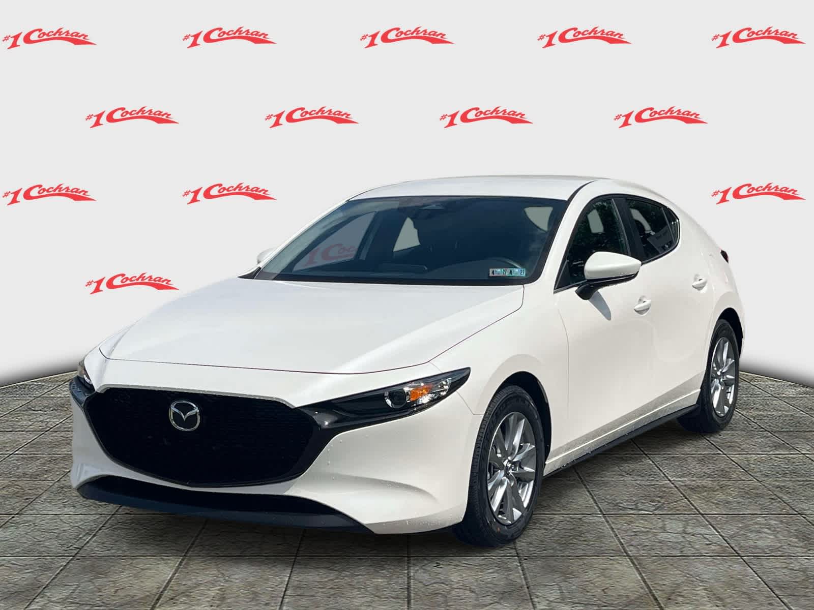 2026 Mazda Mazda3 Hatchback 2.5 S Snowflake White Pearl Mica at Cochran Mazda
