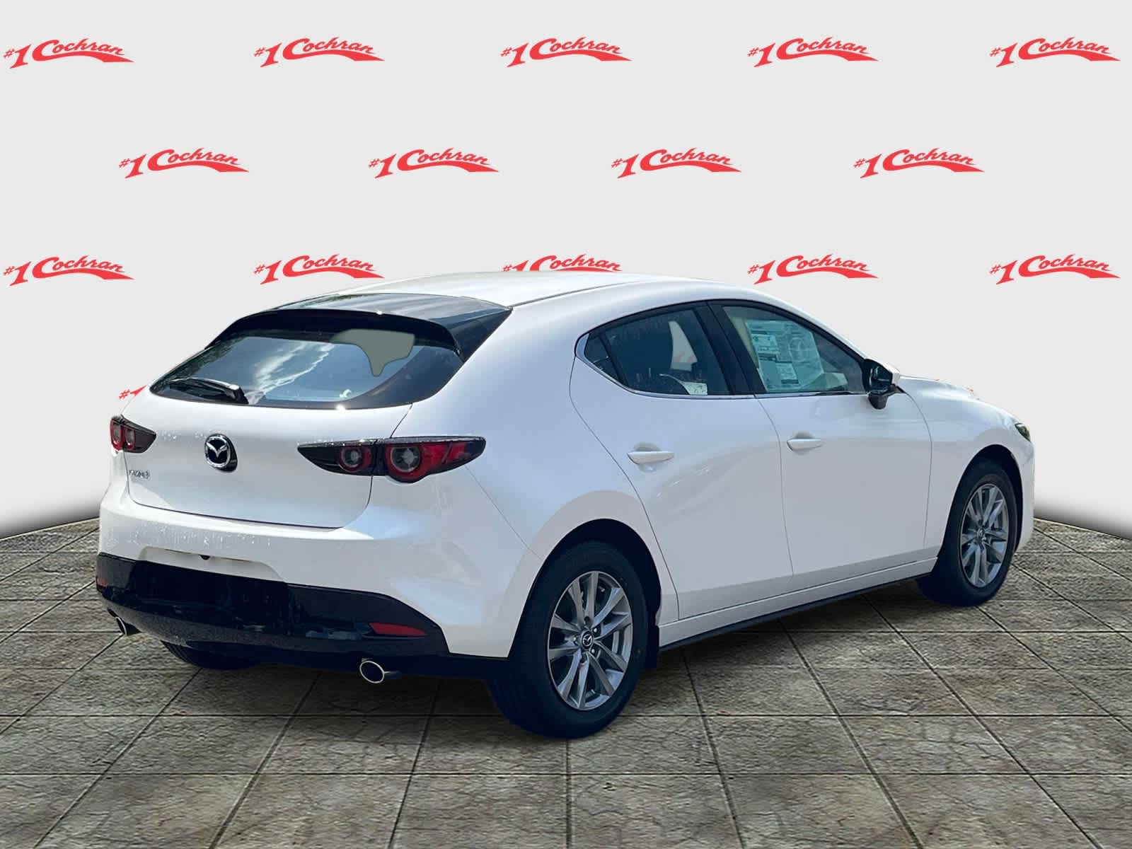 2026 Mazda Mazda3 Hatchback 2.5 S Snowflake White Pearl Mica at Cochran Mazda