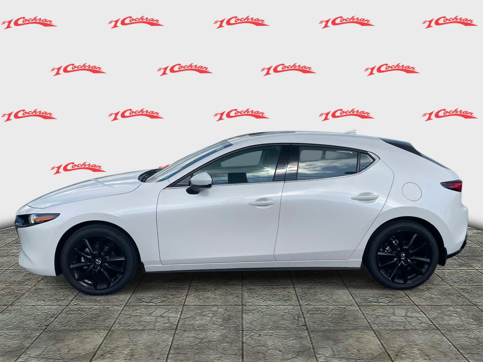 2026 Mazda Mazda3 Hatchback 2.5 S Premium Snowflake White Pearl Mica at Cochran Mazda