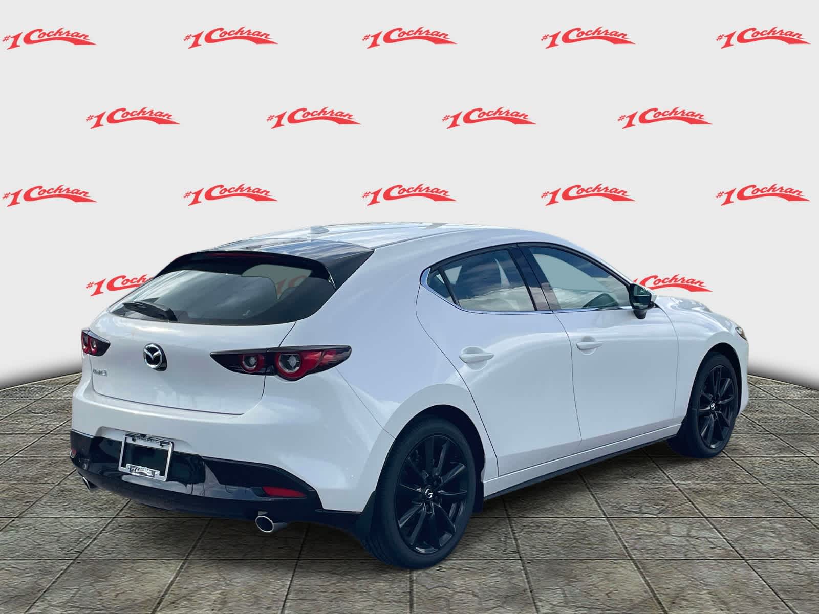 2026 Mazda Mazda3 Hatchback 2.5 S Premium Snowflake White Pearl Mica at Cochran Mazda
