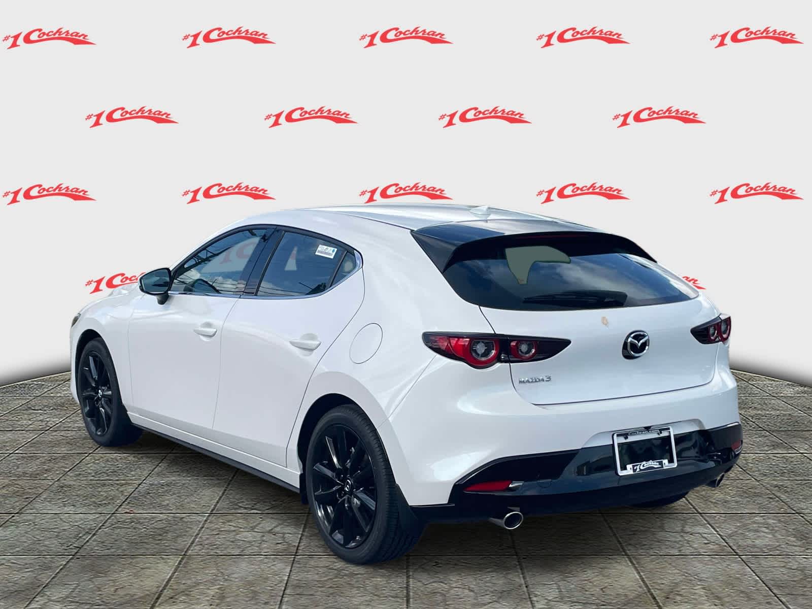 2026 Mazda Mazda3 Hatchback 2.5 S Premium Snowflake White Pearl Mica at Cochran Mazda