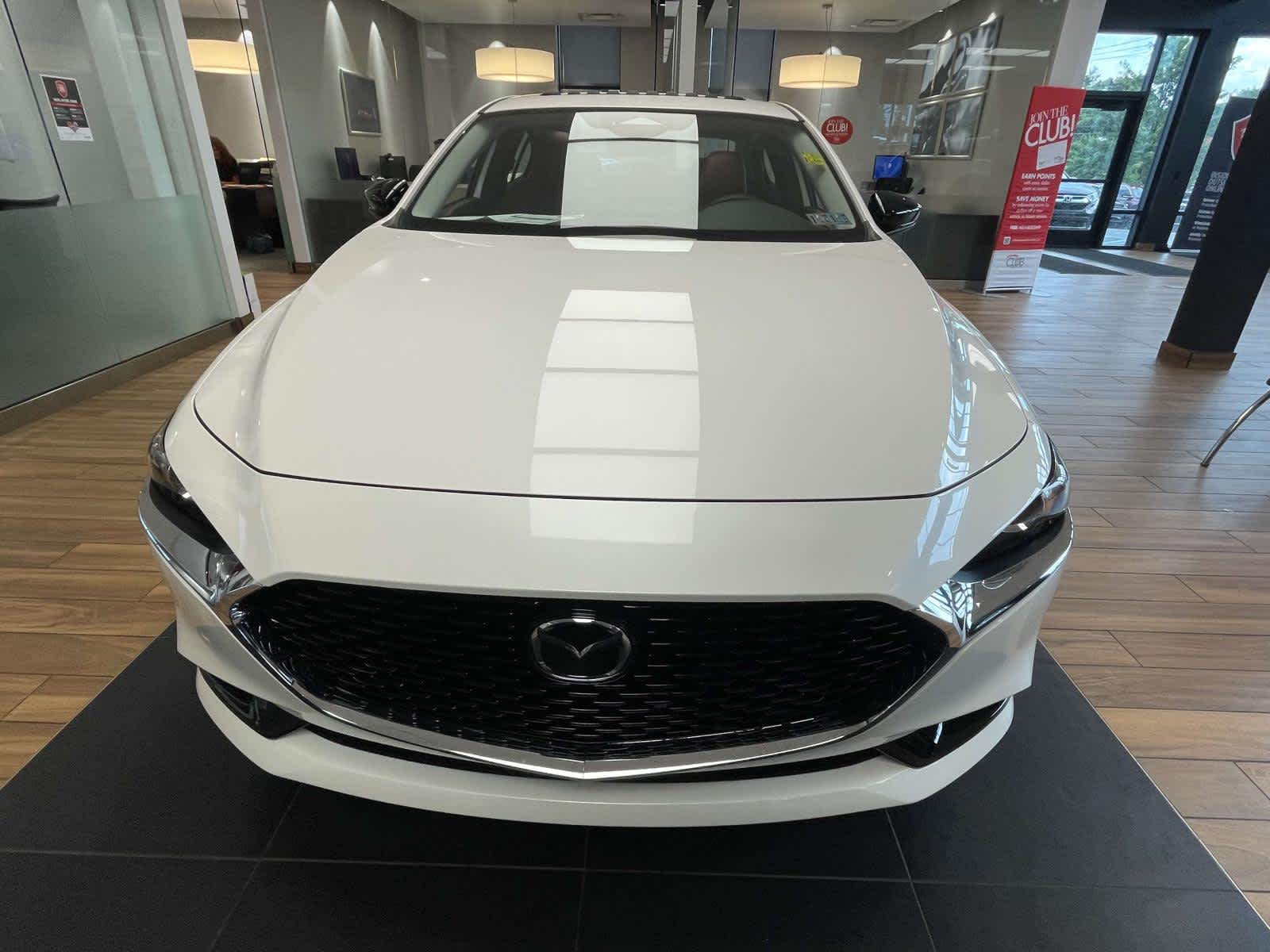 2026 Mazda Mazda3 Sedan 2.5 S Carbon Edition Snowflake White Pearl Mica at Cochran Mazda